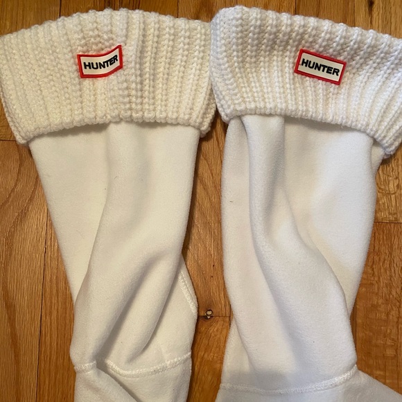 Hunter Accessories - Ivory Cable Knit Hunter Boot Liners